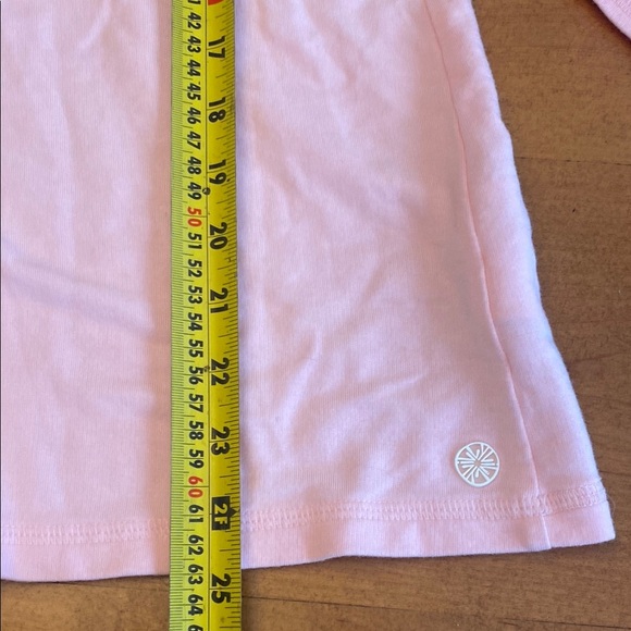 Lilly Pulitzer Light Pink Criss-Cross Long Sleeve Tee - Picture 6 of 8